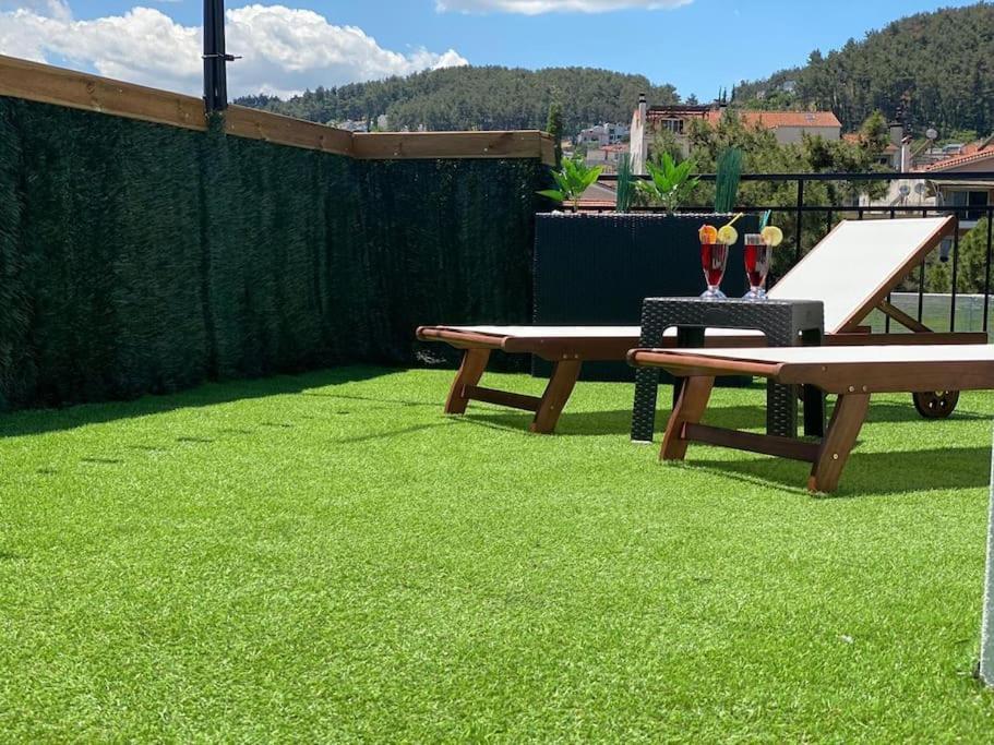 Rooftop Apartment With Garden In ヨアニナ エクステリア 写真